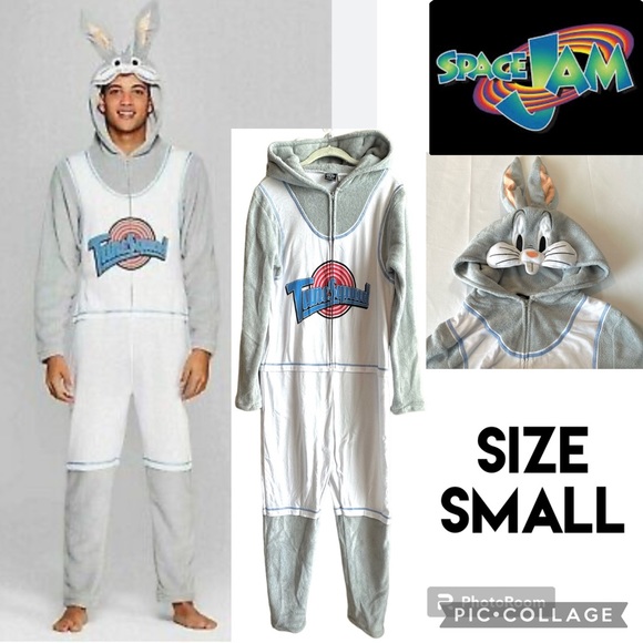 Space Jam Intimates & Sleepwear Space Jam Halloween Costume Pajamas Union Suit Bugs Bunny